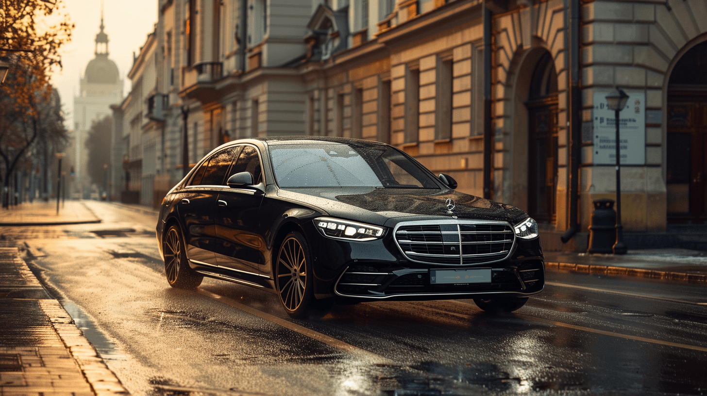 Luksusowy samochód nocą